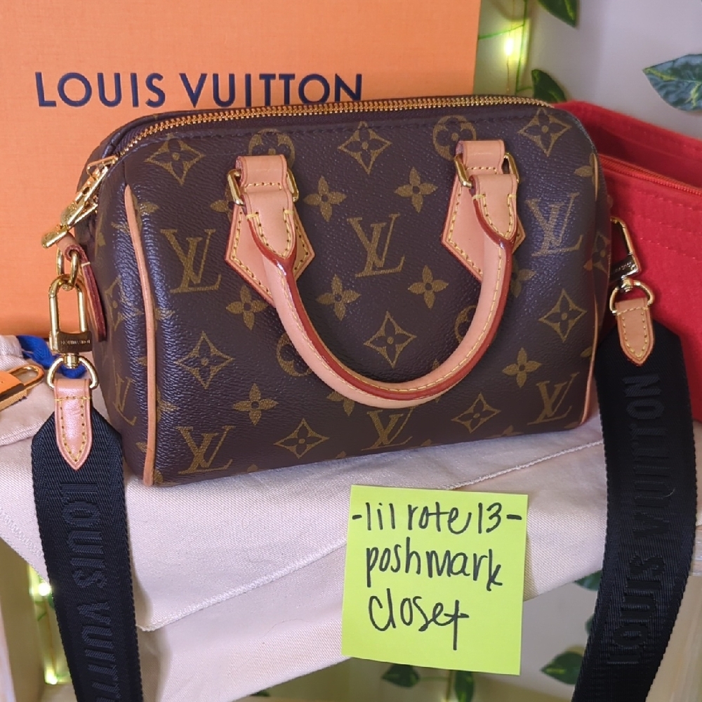 Louis Vuitton Speedy 20 Bandouliere With Strap and Coin Pouch